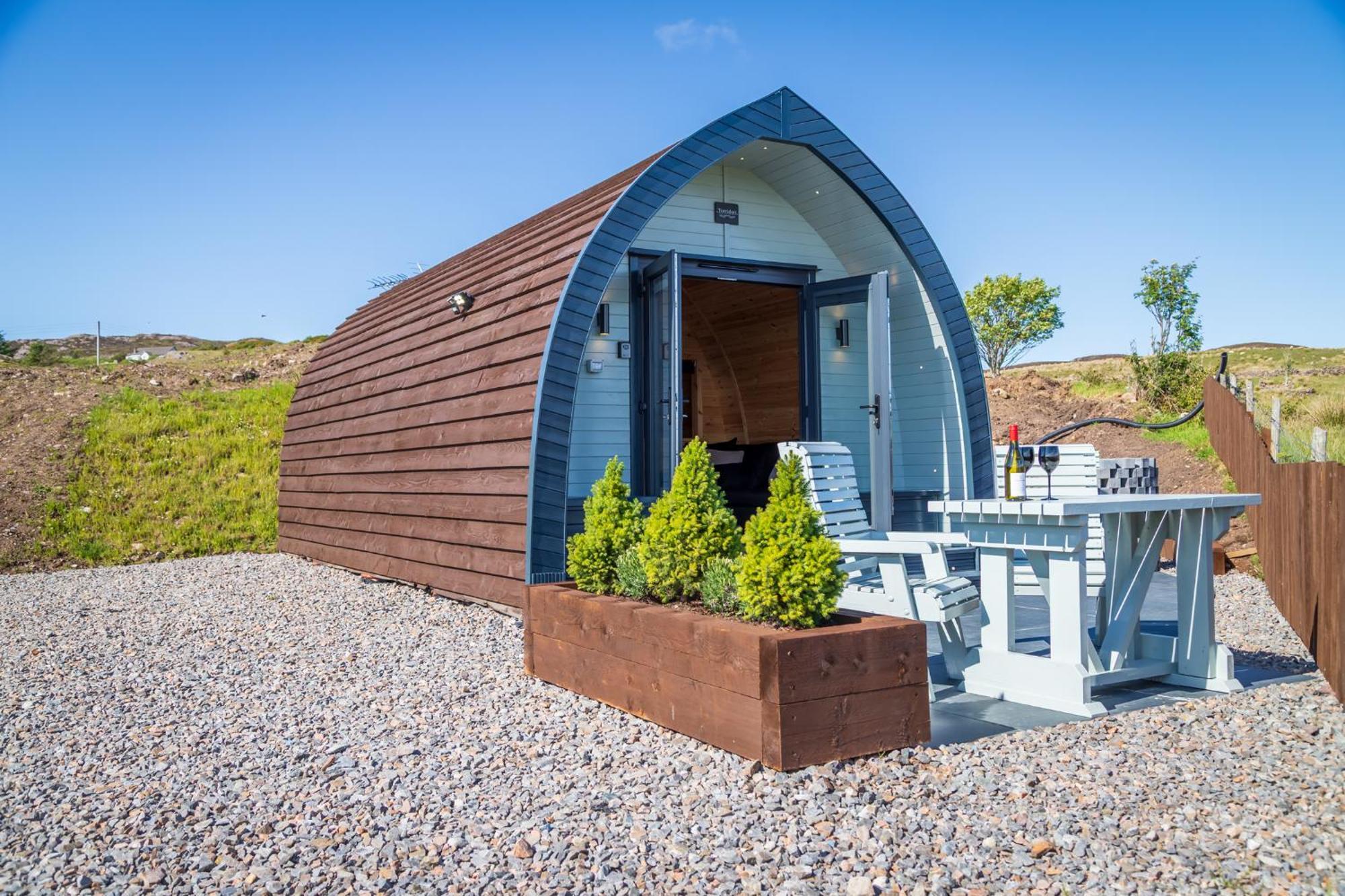 Loch Ewe Luxury Pods Apartment Mellon Charles Exterior photo