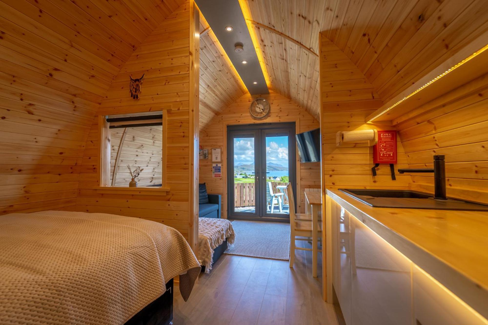 Loch Ewe Luxury Pods Apartment Mellon Charles Exterior photo